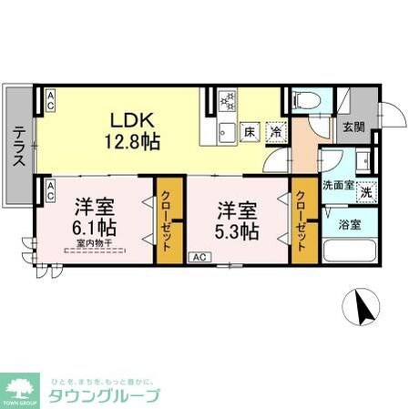 D-PRECIOUS武蔵野の物件間取画像